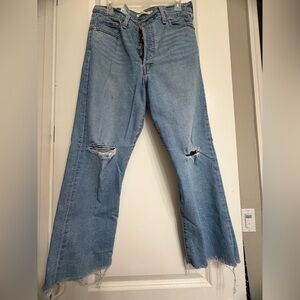 Women’s Levi’s Ribcage cropped flair